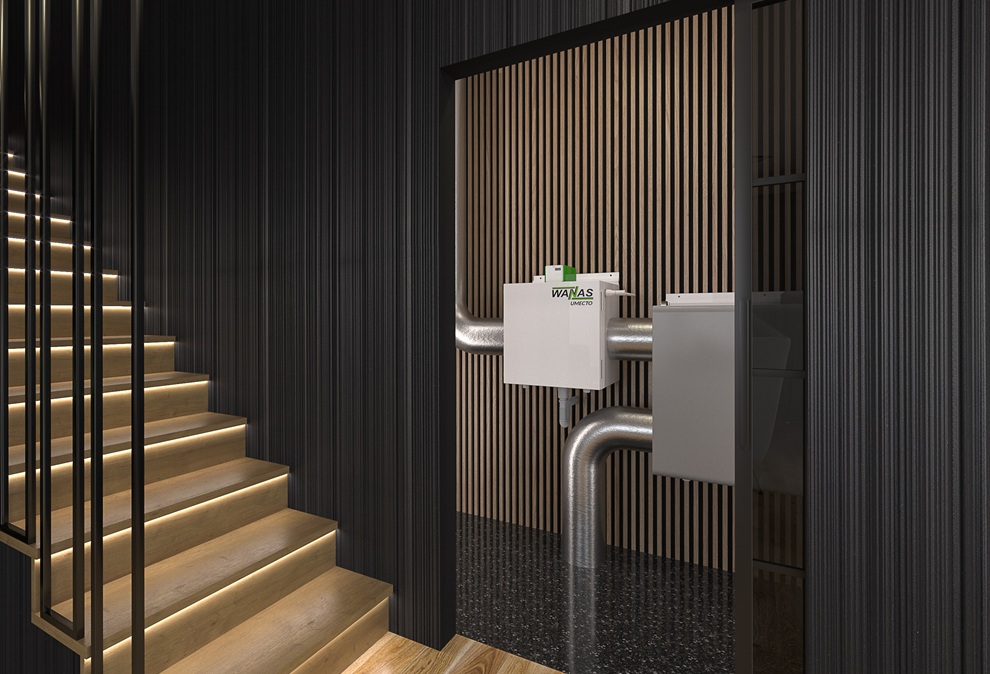 párásító kiegészítő szellőztető rendszerhez