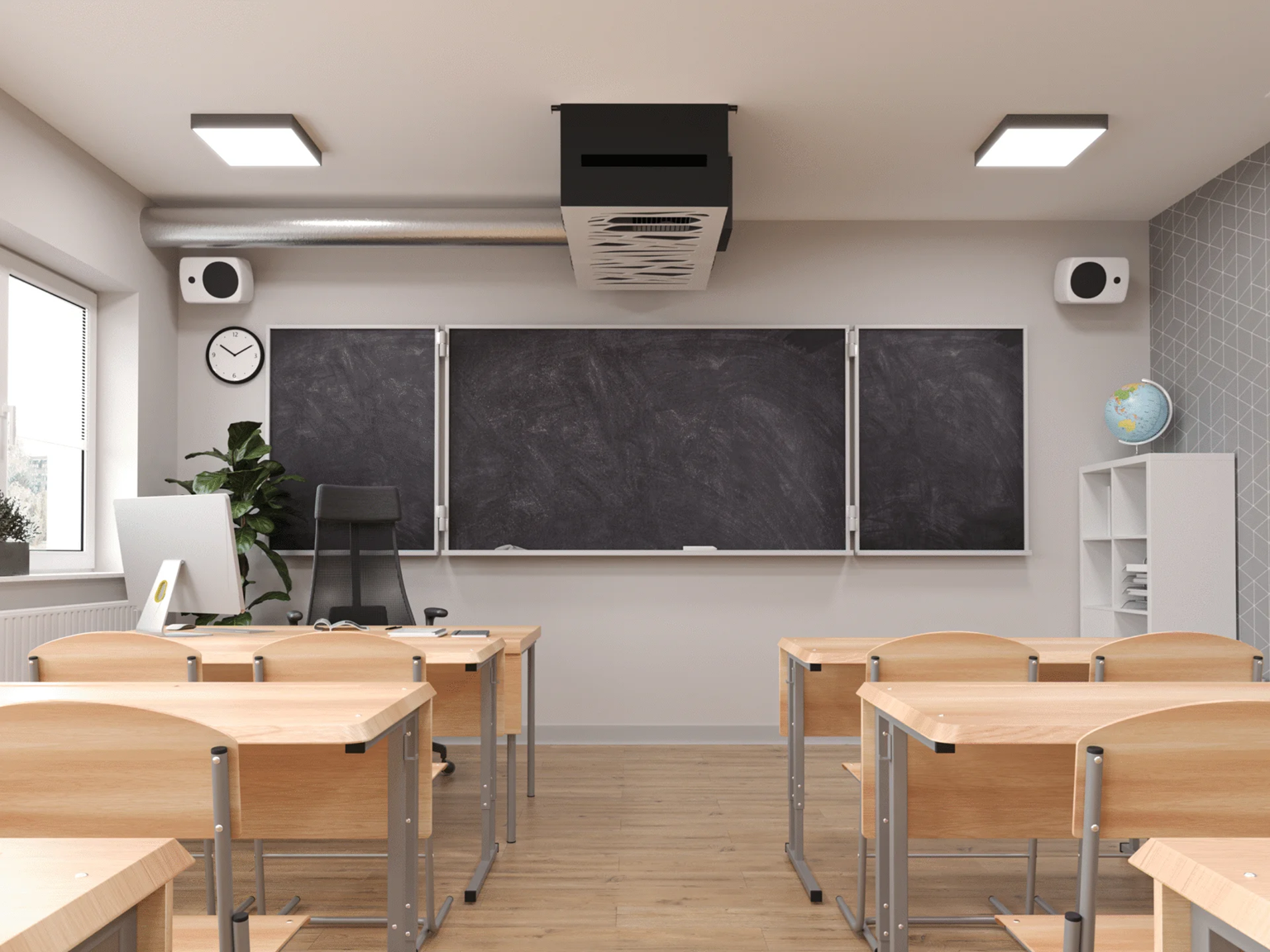 Iskola tanterem szellőztetés