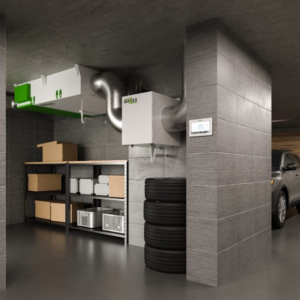 hővisszanyerős rendszer légmelegítővel