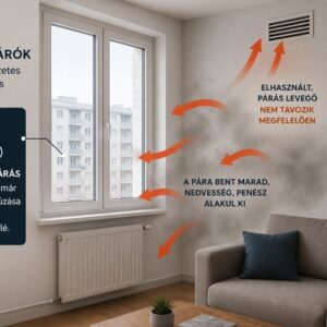Miért nem megy ki a pára a lakásból?