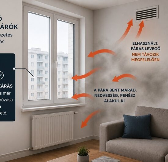 Miért nem megy ki a pára a lakásból?